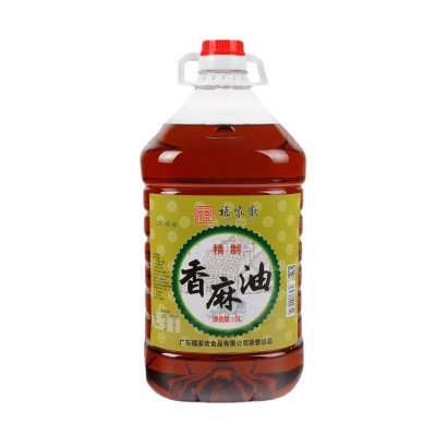 炒菜增香家用烹饪调味品商用大桶食用香麻油5L酒店餐厅凉拌香麻图5