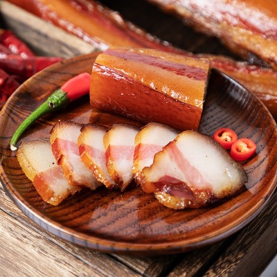 湖南腊肉柴火烟熏腊肉批发可来原材料定制加工图3