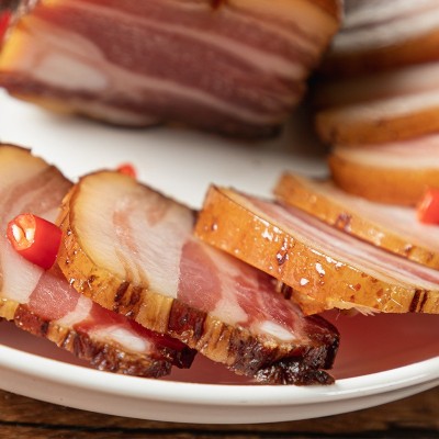 正宗五花腊肉湖南腊肉柴火烟熏熏肉湖南特产批发工厂直销图3