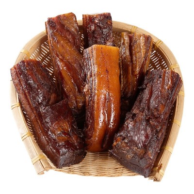 正宗五花腊肉湖南腊肉柴火烟熏熏肉湖南特产批发工厂直销图5