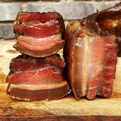 四川腊肉批发正宗特产农家自制土猪肉柴火烟熏腊肉后腿肉五花肉图3