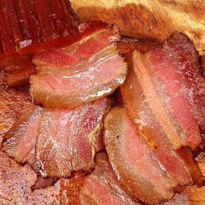 腊肉四川特产批发农家自制烟熏正宗传统柴火腊肉五花肉柏枝腊排骨图2