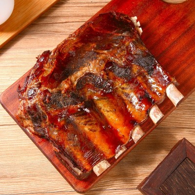 四川特产腊排骨手工农家自制传统柴火烟熏腊肉批发500g一件代发图2