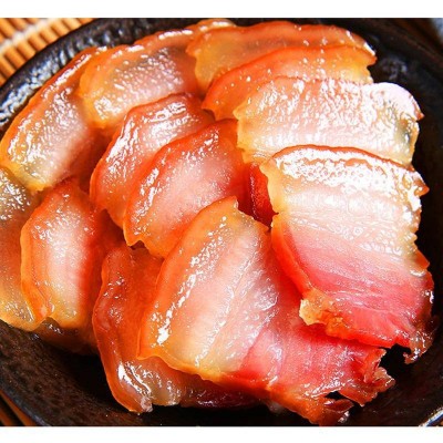 【腊制品】 辰溪县风吹腌制五花腊肉风干肉腊味五花土猪肉500g图1