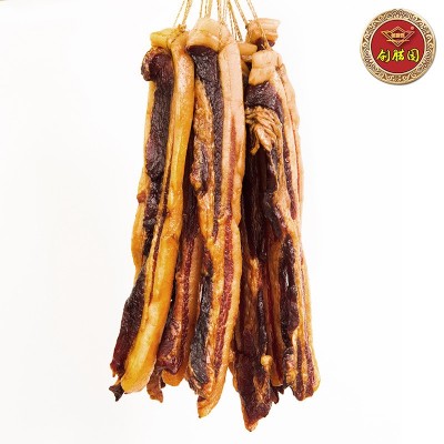 中山黄圃厂家直批广式五花腊肉500克包装好味腊肠广东煲仔饭餐饮图5