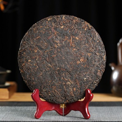 景迈山古树普洱茶饼普洱茶熟茶云南七子饼澜沧古树茶图3