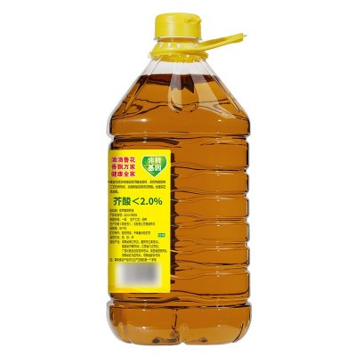 【官方直营】鲁花低芥酸特香菜籽油5L物理压榨非转基因食用油图2