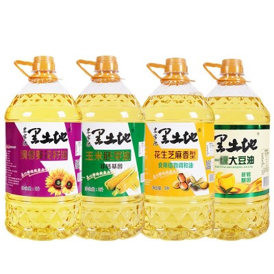 黑土地食用大豆油5L 葵花籽 玉米胚芽 食用调和油图4