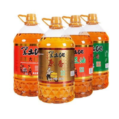 黑土地 5L*4/箱食用大豆油 东北特产 煎炒烹炸家用商用图5