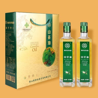 山茶油礼盒装山茶油低温冷榨食用油基础油团购节日送礼厂家批发图2