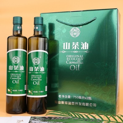 有机山茶油纯正山茶籽油冷榨一级茶子油食用孕妇和婴幼儿油礼盒装图3