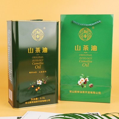 山茶油礼盒装山茶油低温冷榨食用油基础油团购节日送礼厂家批发图3