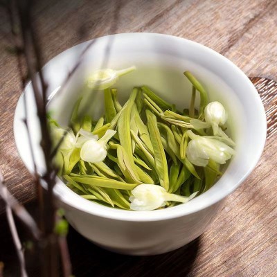 茶叶茉莉花茶飘雪2023新茶精美罐装茶浓香型特香四川厂家直销批发图4