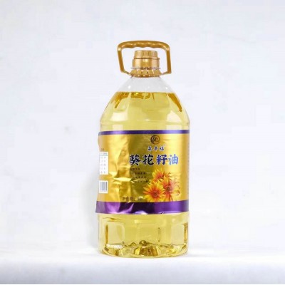 霖丰福葵花籽油5L纯正物理压榨工厂加工葵花籽油家用商用葵花籽油图5
