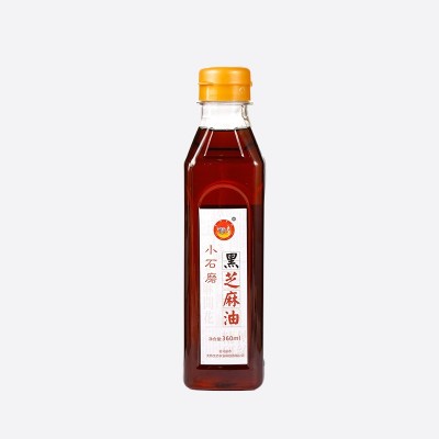 小磨香油黑芝麻油河南驻马店特产235ml石磨水代法传统工 艺家用油图5