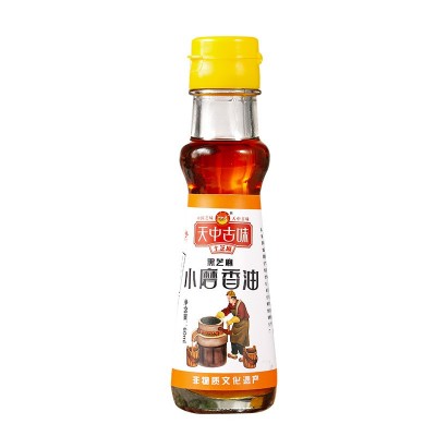 纯黑芝麻油河南驻马店小磨香油500ml家庭玻璃瓶装塑料瓶麻油图4