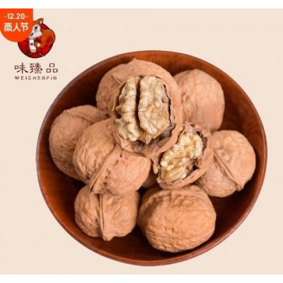 纸皮核桃新货无漂白108g薄皮核桃散装批发中果原味简装休闲食品图4