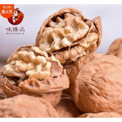 纸皮核桃新货无漂白108g薄皮核桃散装批发中果原味简装休闲食品图3