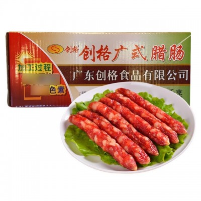 创格广式腊肠十斤箱装广东特产甜味中山香肠腊味腊肉煲仔饭年货图1