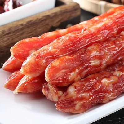 厂家批发5斤广味腊肠 餐饮煲仔饭香肠 展会地摊货源江门风味腊味图2