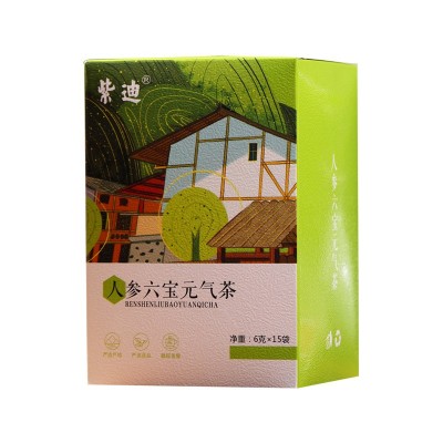 人参六宝元气茶三角包男人茶十宝茶益本老公茶人参黄精五宝茶代发图5