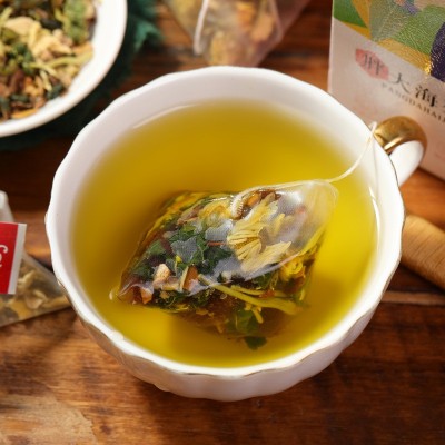 胖大海菊花茶 罗汉果金银花菊花茶甘草桑叶三角包代用茶厂家批发图2