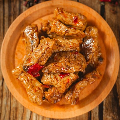 糯娃辣上瘾酱香豆腐干麻辣豆腐重庆美食网红小吃重庆特产特色零食图2