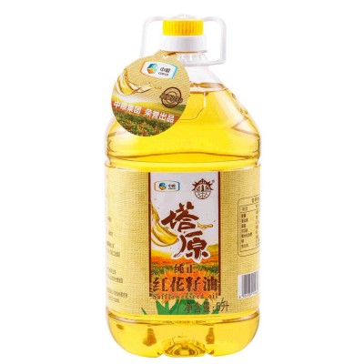 中粮塔原红花籽油5升物理压榨食用植物油厂家直发量大优惠图2