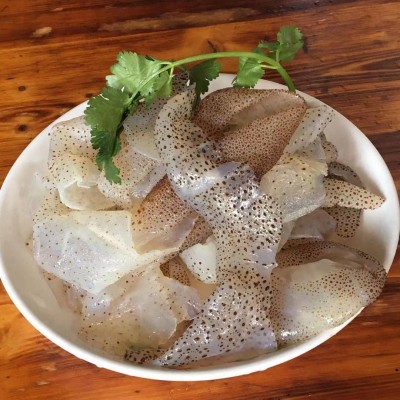 渔民批发珊瑚海蜇皮鲜脆五斤桶装海蛰非即食凉拌菜花点海蜇皮海鲜图2