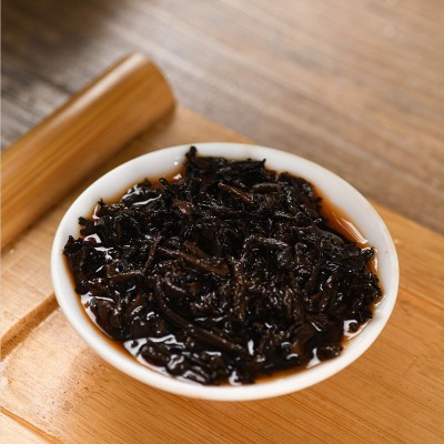 云南普洱茶饼班章500年树龄纯料熟普357g原产地厂家直供现货批发图4