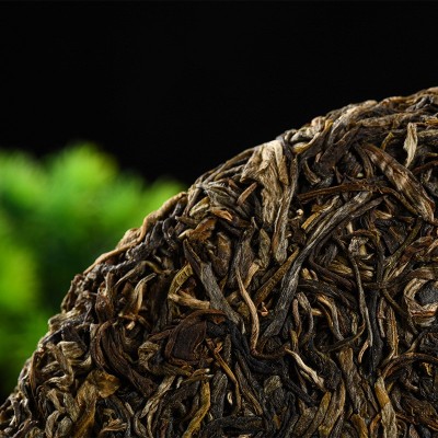 云南临沧冰岛古树普洱茶生茶饼357g大叶种老树茶原产地厂 家批发图2