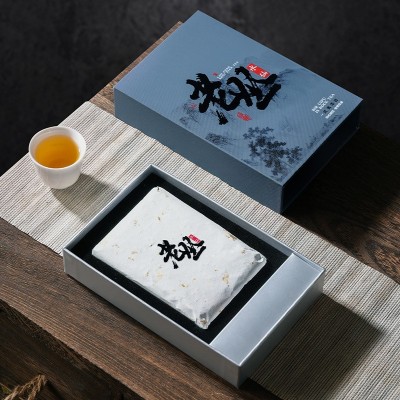 武夷山大红袍老丛水仙巧克力茶饼100g盒装 武夷岩茶茶叶礼盒装图2