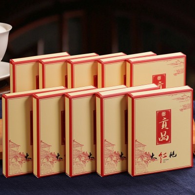 武夷山大红袍巧克力茶饼250g盒装 节日送礼武夷岩茶茶叶礼盒装图4