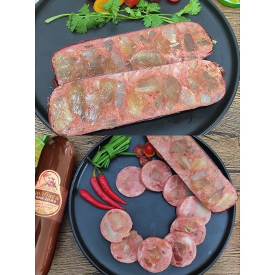 俄罗斯风味牛筋肠俄式香肠熟食即食贝加尔牛筋肠火腿肠零食批发图2