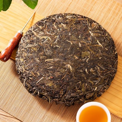 云南茶树王茶厂普洱茶批发 普洱生茶保塘老寨357g普洱茶饼 普洱茶图4