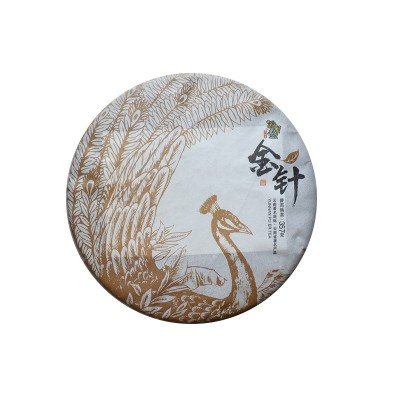 云南茶树王普洱茶批发 普洱熟茶茶饼 陈年金针357g茶叶 普洱茶图5