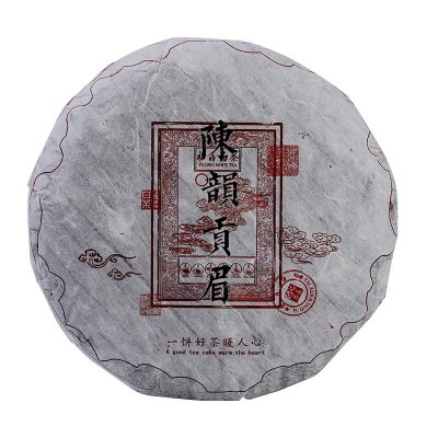 福鼎白茶2009陈韵贡眉潘溪白茶源头茶叶厂家批发福鼎白茶饼寿眉图5