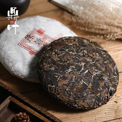 福鼎白茶2009陈韵贡眉潘溪白茶源头茶叶厂家批发福鼎白茶饼寿眉图2