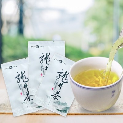 山水龙井茶批发杭州一次性茶包龙井茶叶绿茶浓香小袋装龙井茶图3