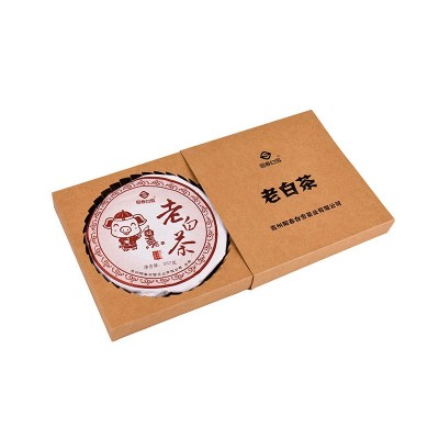 猪年纪念版茶饼阳春白雪老白茶新品贵州茶福鼎白茶357克礼盒批发图5