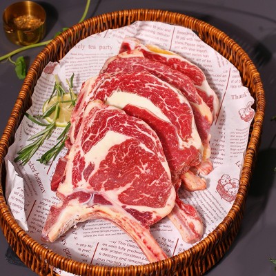 老汕记澳洲战斧牛排谷饲原切原料牛扒冷冻牛肉生鲜牛肉中西餐批发图2