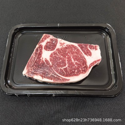 源头厂家直供安格斯谷饲雪花原切眼肉牛排原切眼肉批发商用图2