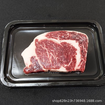源头厂家直供安格斯谷饲雪花原切眼肉牛排原切眼肉批发商用图3