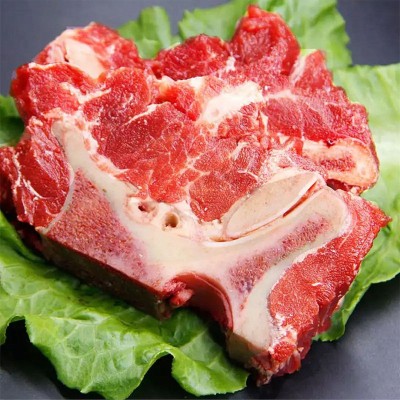 内蒙特产厂家直供草原新鲜冷冻原切带肉牛脖骨炖汤餐饮食材1千克图3