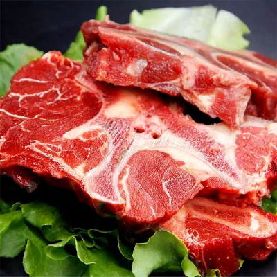 内蒙特产厂家直供草原新鲜冷冻原切带肉牛脖骨炖汤餐饮食材1千克图4