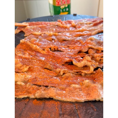 原香肥牛片一斤装烤肉店半成品商用食材生鲜腌制肥牛片秘制牛肉图2