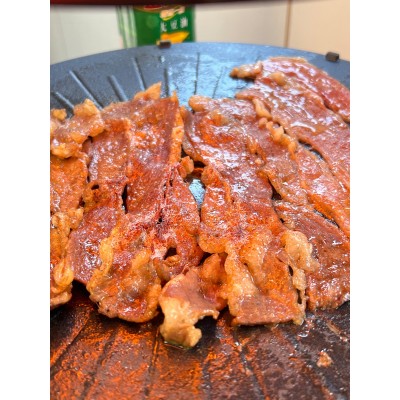 原香肥牛片一斤装烤肉店半成品商用食材生鲜腌制肥牛片秘制牛肉图3