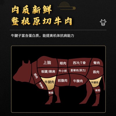 238酱牛肉国产酱牛肉 肉质鲜美营养丰富牧草饲养兆龙酱牛肉 批发图2