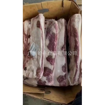 美国单层肥牛原切969厂3D厂ibp245厂628厂雪花肥牛卷烧烤肉火锅店图2