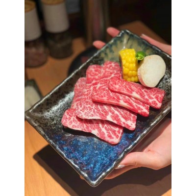 澳洲进口雪花和牛烤肉片M9+腹心肉谷饲原切日式烧肉家庭烧烤食材图2